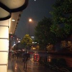 当日はすごい風雨でした