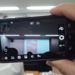 カメラアプリ起動中